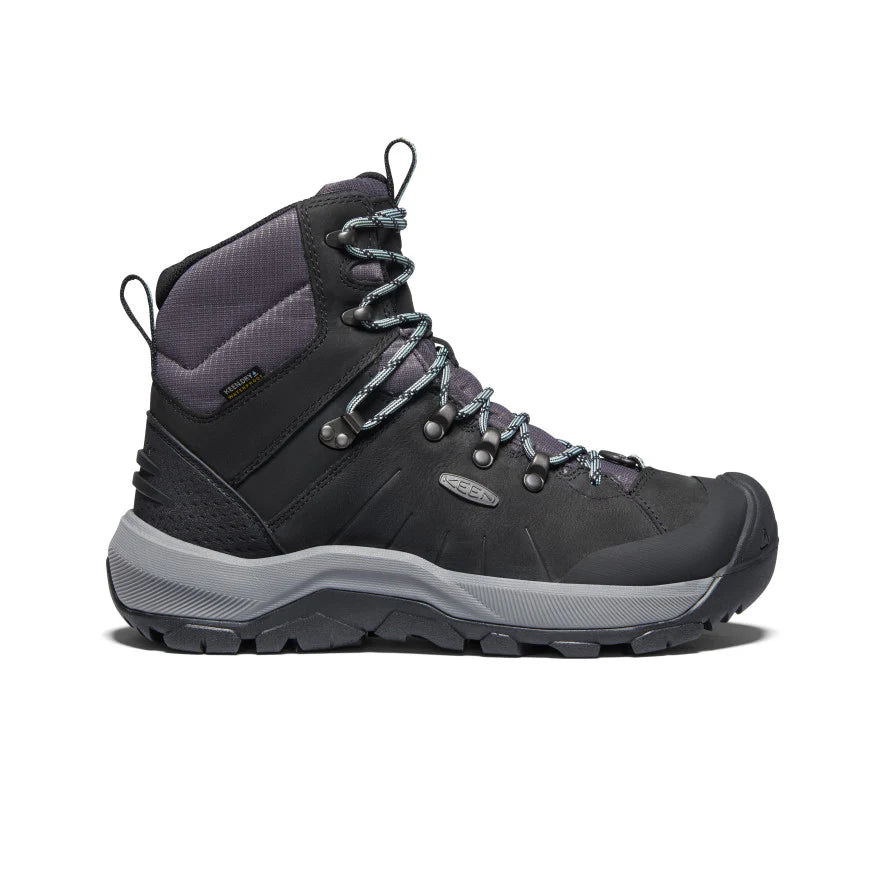 Keen Women's Revel IV Mid Polar Winter Hiking Boots - Black/Harbor Gray