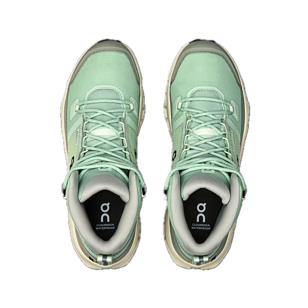 On Cloud Women's Cloudrock Mid Waterproof - Mineral/Aloe