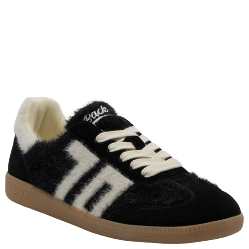 BACK 70 Women's Mohair Sneaker - Black Butter