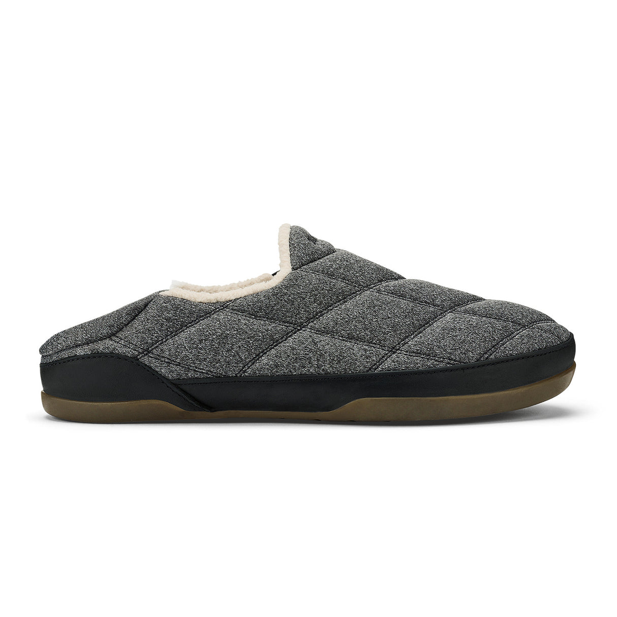 Olukai Men's PUKU'I Slipper - Dark Shadow/Lava Rock