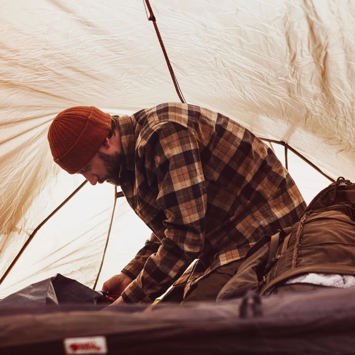 Fjallraven Byron Hat Thin - Chalk White