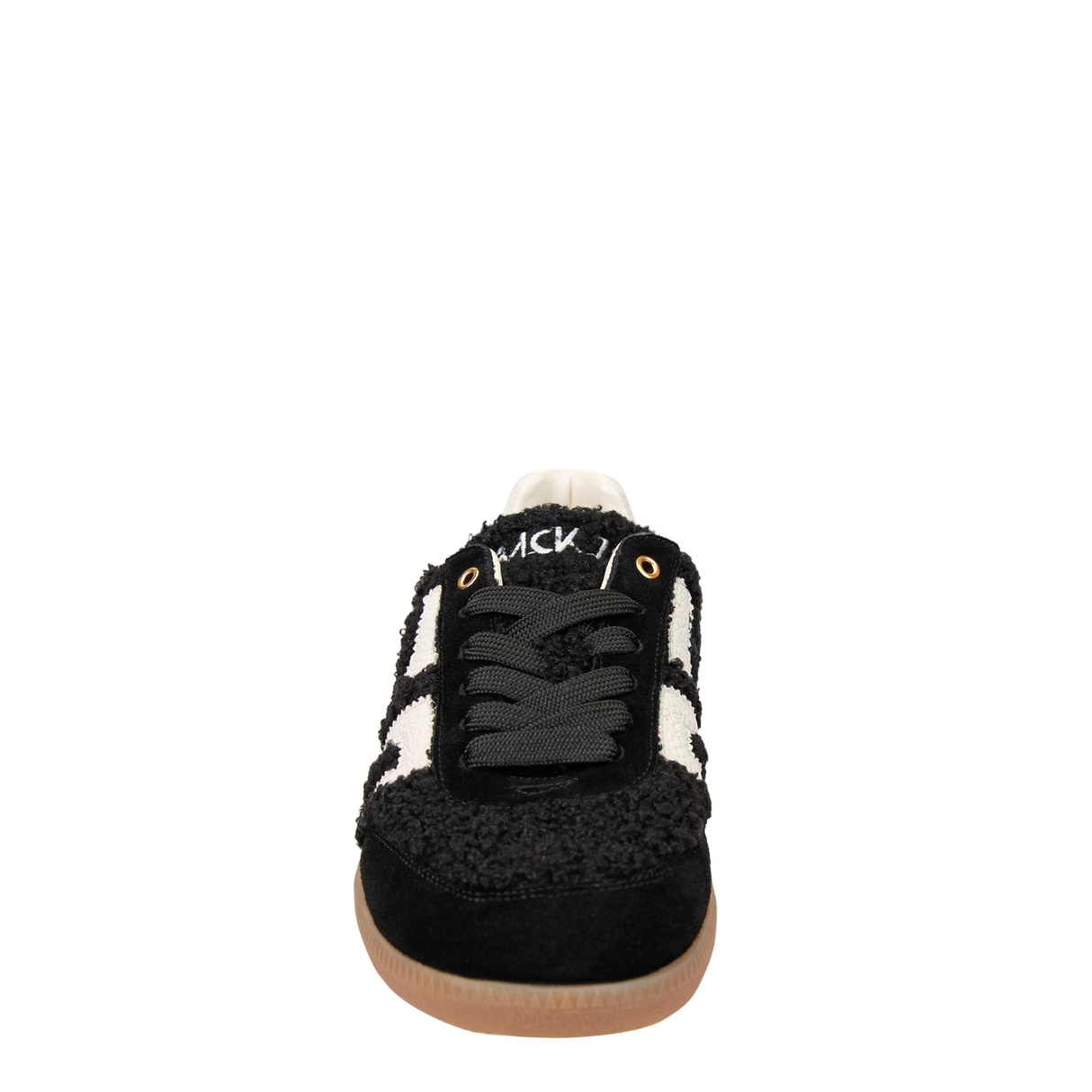 BACK 70 Women's TEDDY Sneaker - Black/White