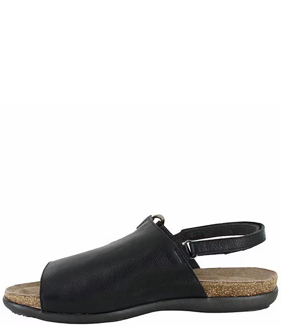 Naot Women's Olivia Sandal - Soft Black Leather