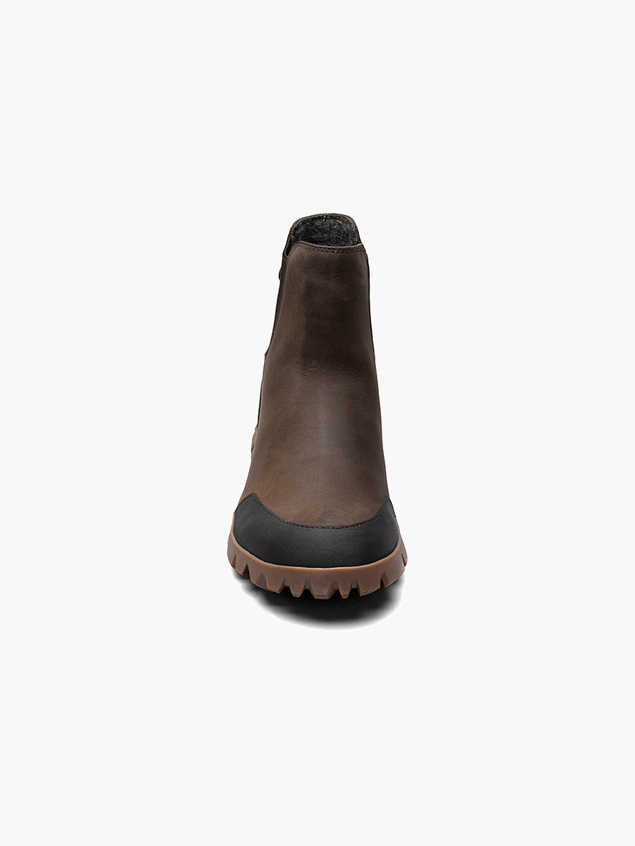 Bogs Men's Arcata Urban Leather Chelsea Boots - Chocolate