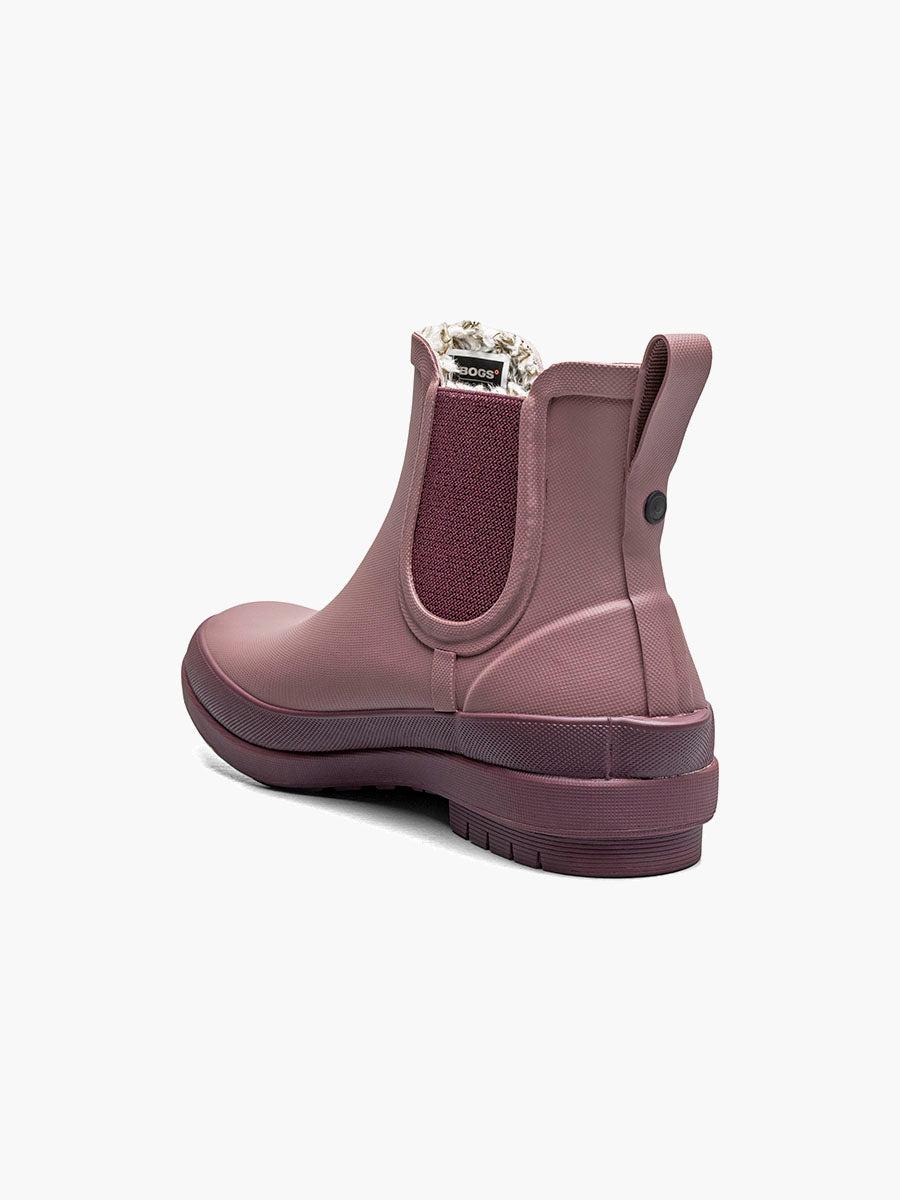 Bogs Women's Amanda Chelsea II Slip On Rain Boots - Rose