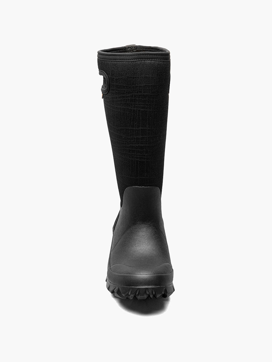 Bogs Women's Whiteout Cracks - Black