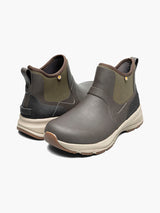 Bogs Men's Spruce Chelsea Slip On Rain Boots  - Dark Brown
