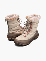 Bogs Women's Cedar Quilt Lace Waterproof Boots - Oatmeal