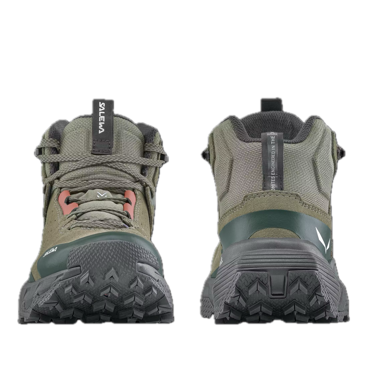 Salewa Women's Pedroc 2 Leather Mid Powertex Boot - Faded Green/Dark Olive