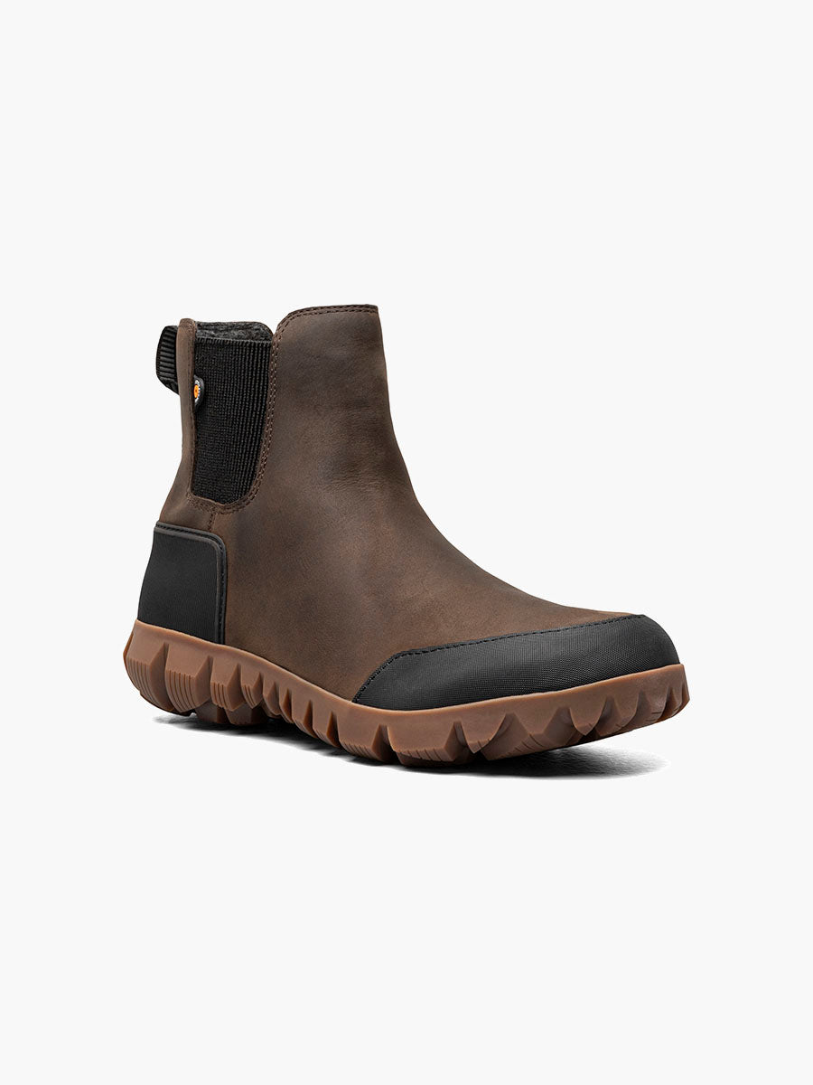 Bogs Men's Arcata Urban Leather Chelsea Boots - Chocolate