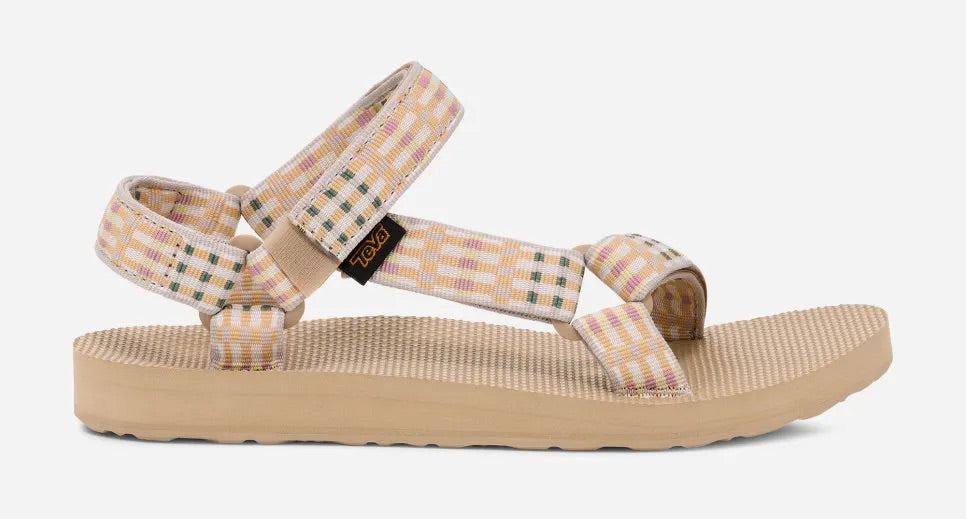 Teva Women's Original Universal Sandal - Modern Check Taupe