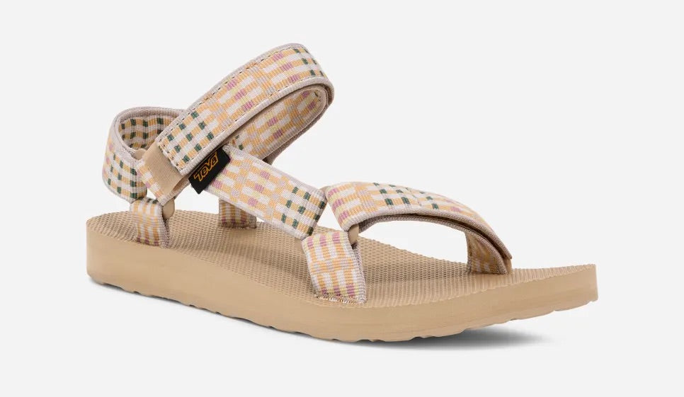 Teva Women's Original Universal Sandal - Modern Check Taupe