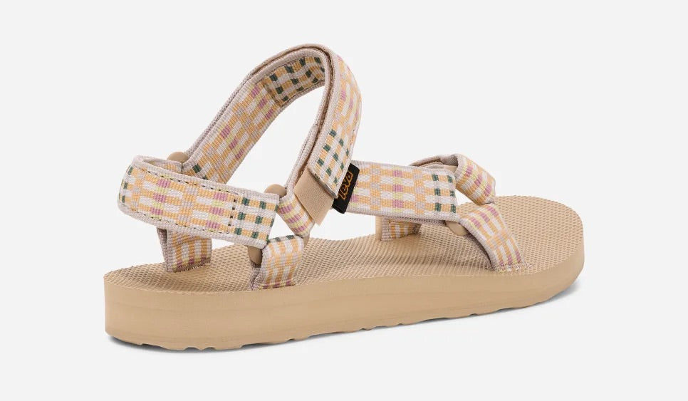 Teva Women's Original Universal Sandal - Modern Check Taupe