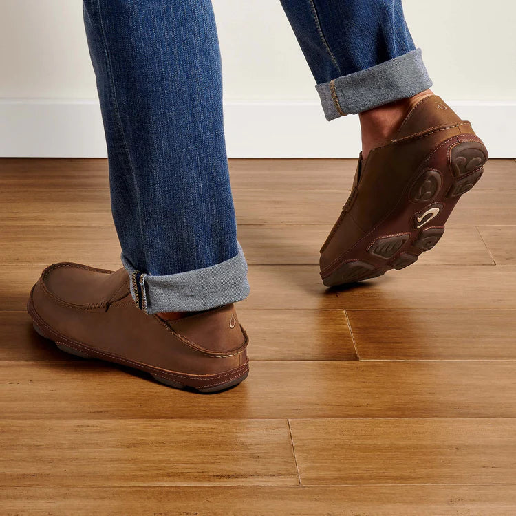 Olukai Men's Moloa Shoes - Ray/Toffee