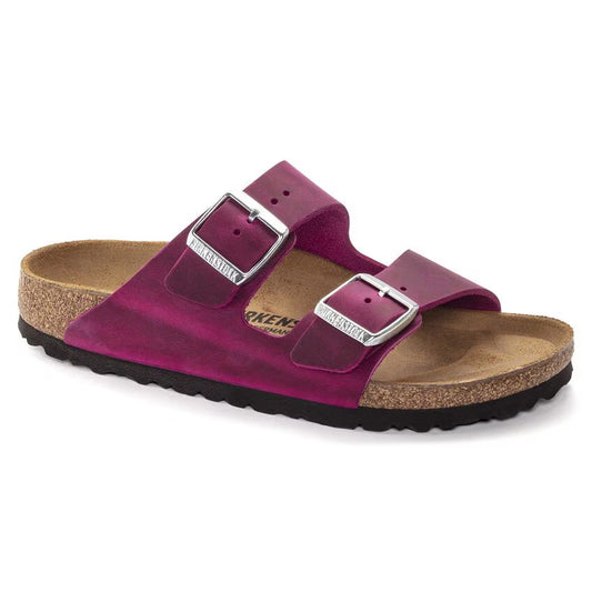 Birkenstock Arizona BS Oiled Leather Sandal - Festival Fuchsia