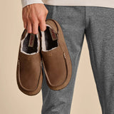 Olukai Men's Moloa Slipper - Toffee/Dark Wood