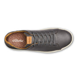 Olukai Men's Lae‘ahi Lī ‘Ili Waterproof Leather Sneakers - Stone