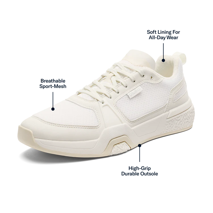 Olukai Men's Anau Court Shoes - Bright White