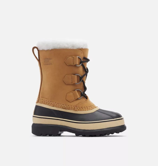 Sorel Kids CARIBOU™ Waterproof Winter Boots - Buff