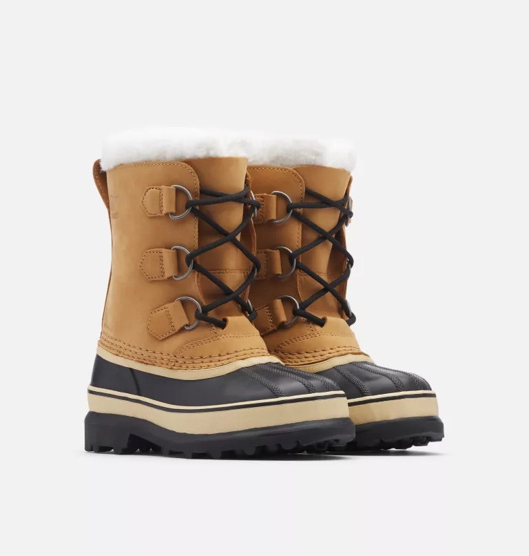 Sorel Kids CARIBOU™ Waterproof Winter Boots - Buff