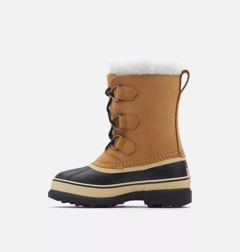 Sorel Kids CARIBOU™ Waterproof Winter Boots - Buff