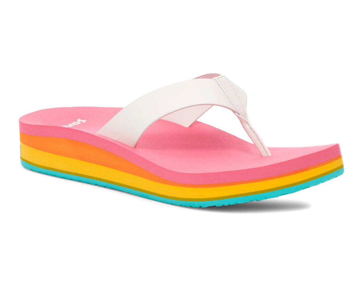 Sanuk Women's Highland Sandal - Pink Rainbow