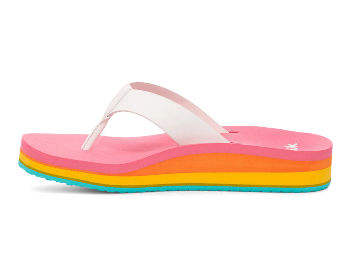 Sanuk Women's Highland Sandal - Pink Rainbow