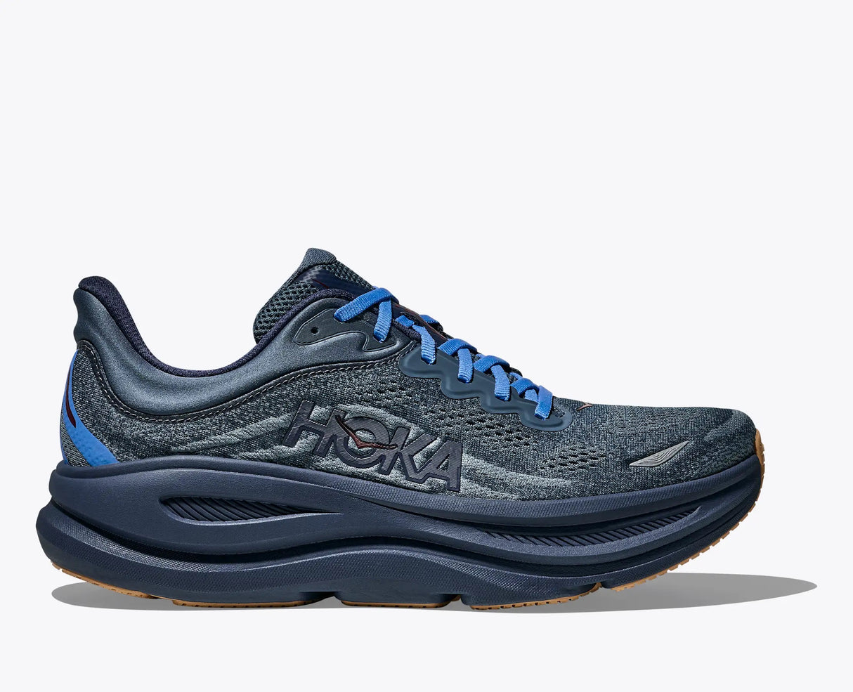 HOKA Men's Bondi 9 Running Shoes - Faded Navy/Slate Blue