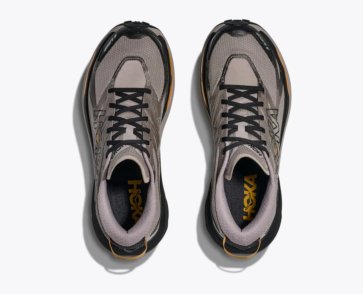 HOKA Men's Mafate 5 Trail Running Shoes - Cement/Black