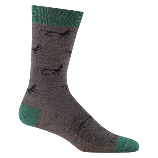 Darn Tough Men's McFly Crew Lightweight Socks - Taupe