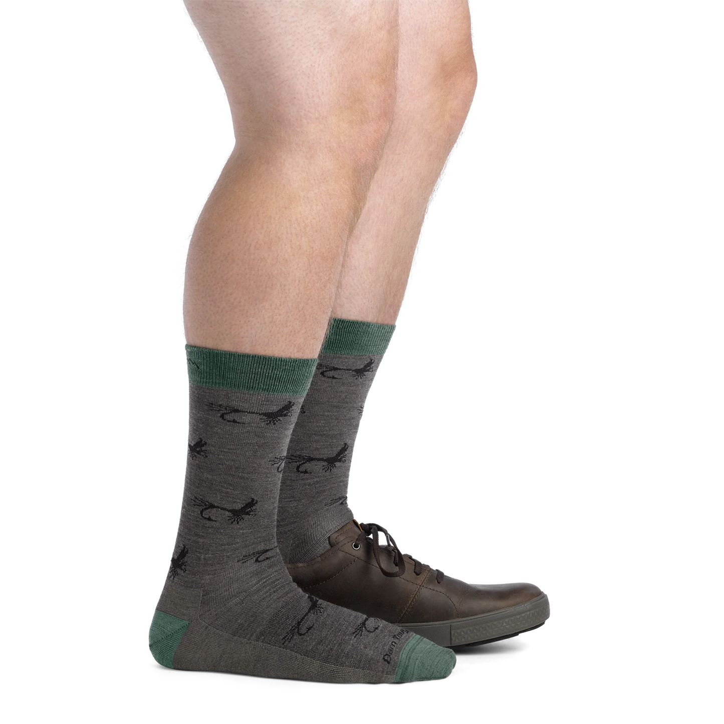 Darn Tough Men's McFly Crew Lightweight Socks - Taupe