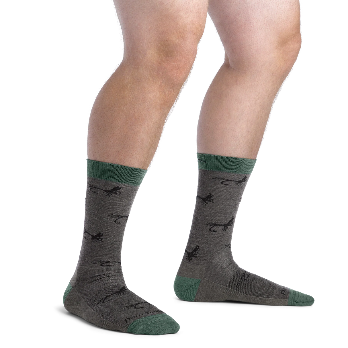 Darn Tough Men's McFly Crew Lightweight Socks - Taupe