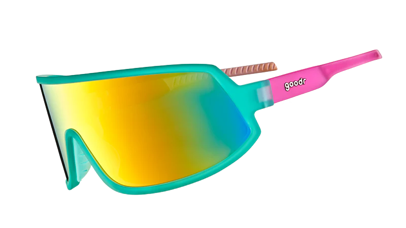 Goodr Wrap G Sunglasses - Save a Bull, Ride a Rodeo Clown