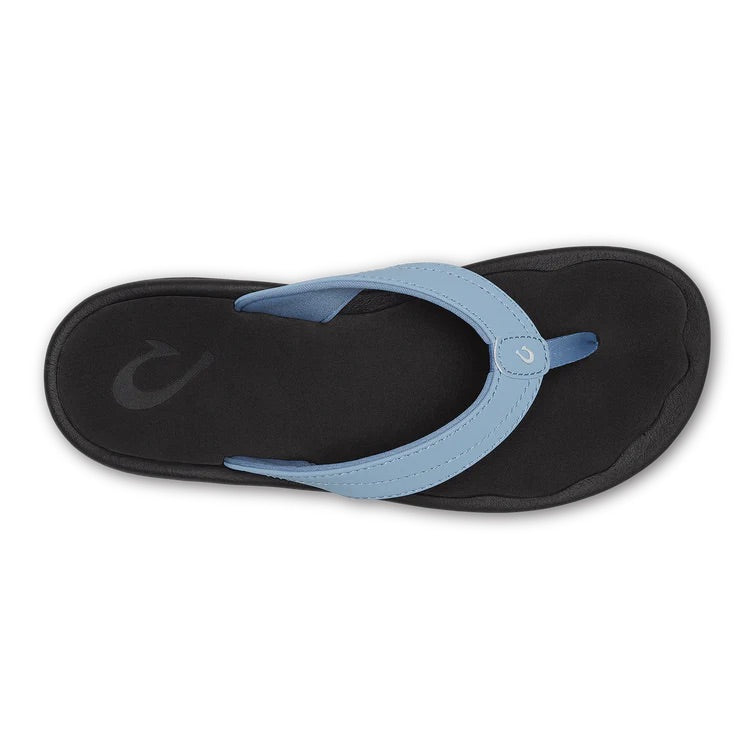 Olukai Women's Ohana Sandal - Ocean Fog/Black