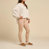 Olukai Women's Ku‘i Slipper - Tan/Bone