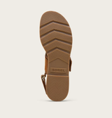 Sorel Women's ELLA™ lll Slingback Flat Sandal - Iced Tea/Gum 2