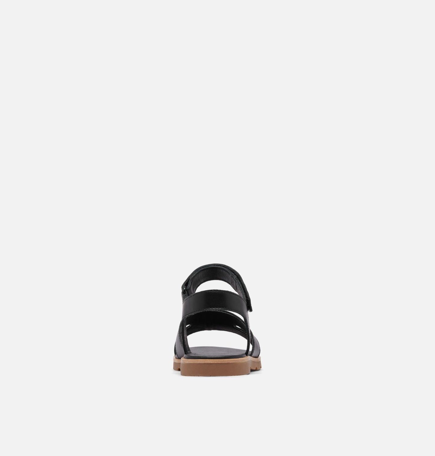 Sorel Women's ELLA™ llI Ankle Strap Flat Sandal - Black/Gum