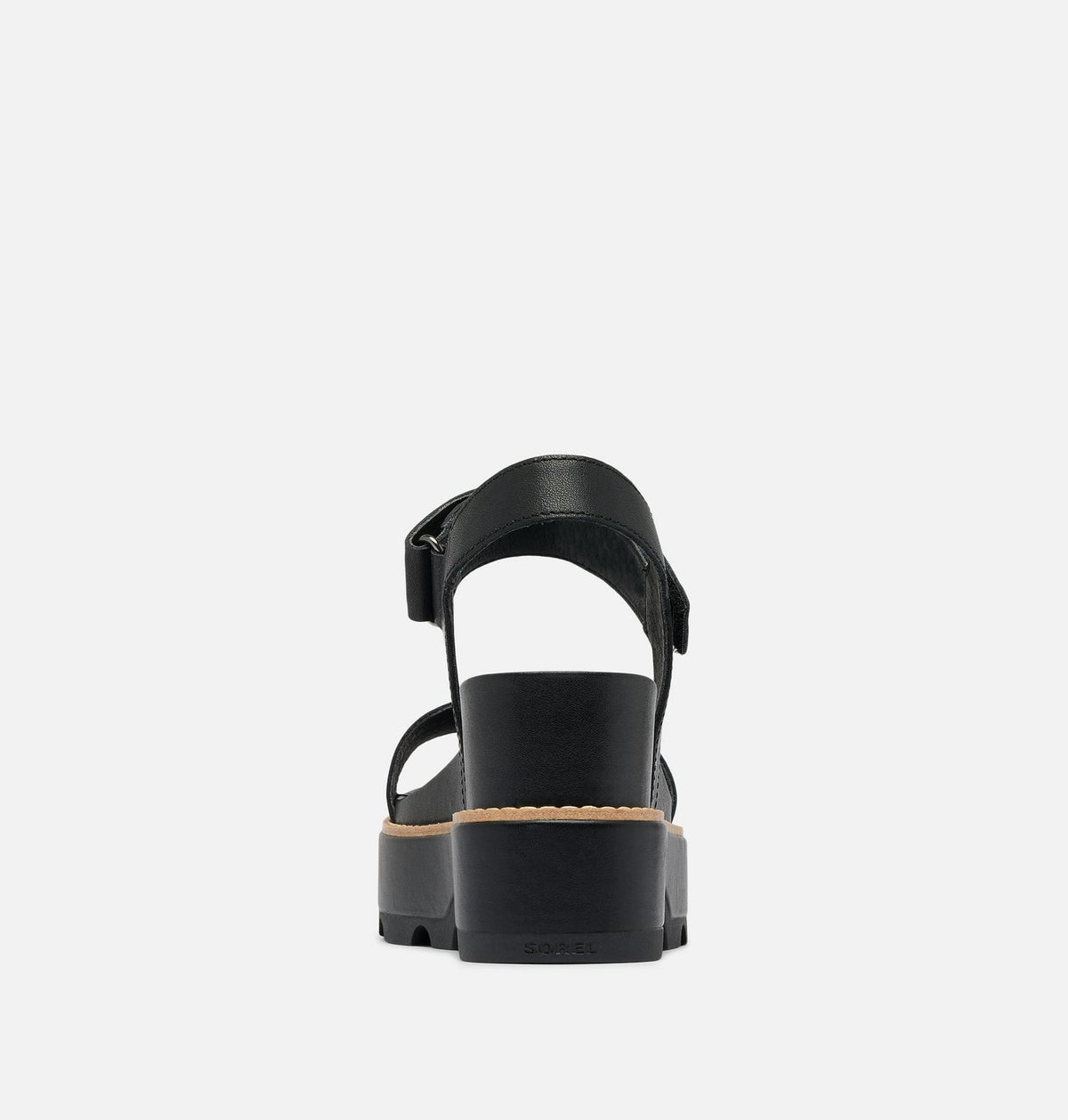 Sorel Women's JOANIE™ IV Y Strap Wedge Sandal - Black/Sea Salt