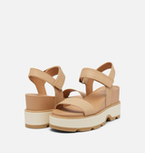 Sorel Women's JOANIE™ lV Y Strap Wedge Sandals - Honest Beige/Bleached Ceramic