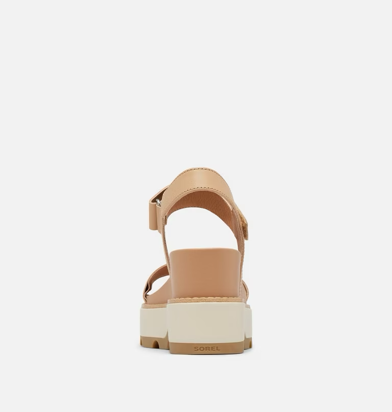 Sorel Women's JOANIE™ lV Y Strap Wedge Sandals - Honest Beige/Bleached Ceramic