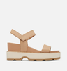 Sorel Women's JOANIE™ lV Y Strap Wedge Sandals - Honest Beige/Bleached Ceramic