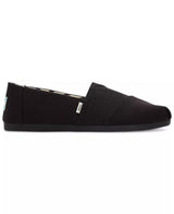 Toms Women's Alpargata - Black Recycled Cotton Canvas