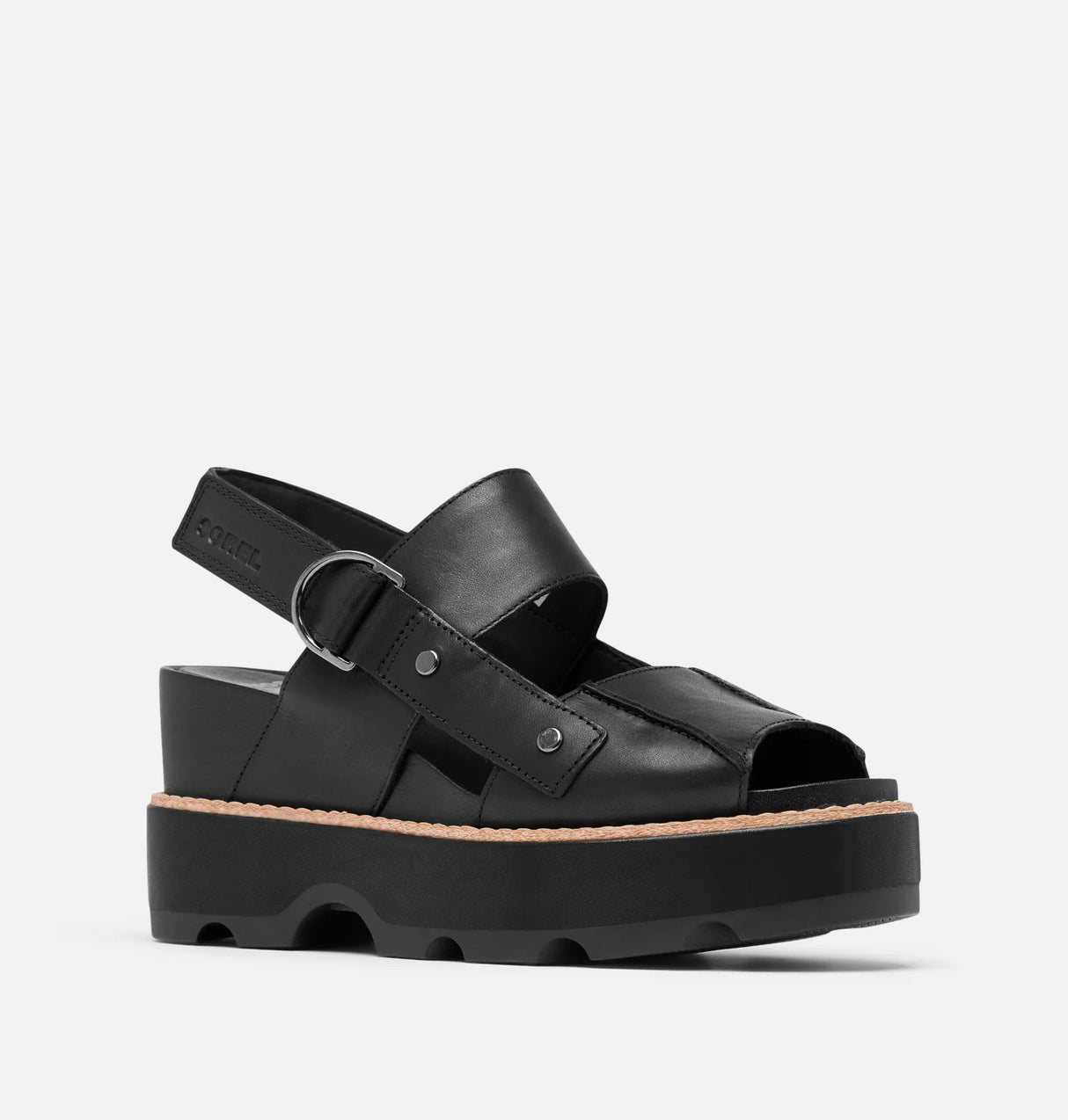Sorel Women's JOANIE™ IV Sandal Wedge - Black/Black