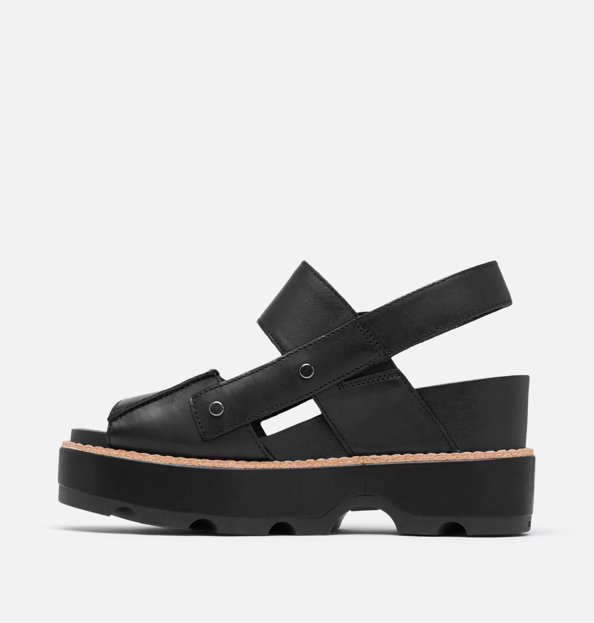 Sorel Women's JOANIE™ IV Sandal Wedge - Black/Black