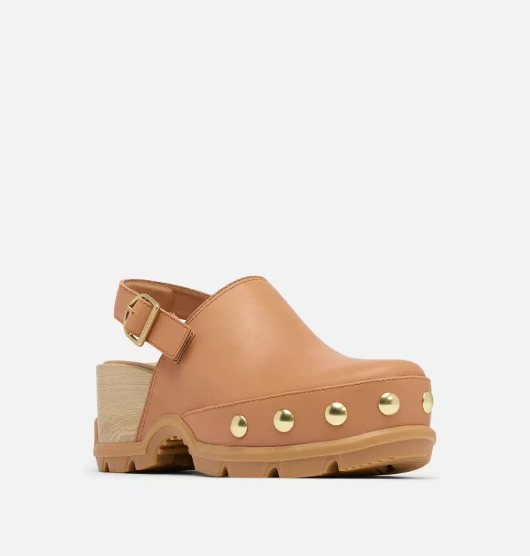 Sorel Women's ROAM’N CLOG™ RVT Clog - Tawny Buff/Gum
