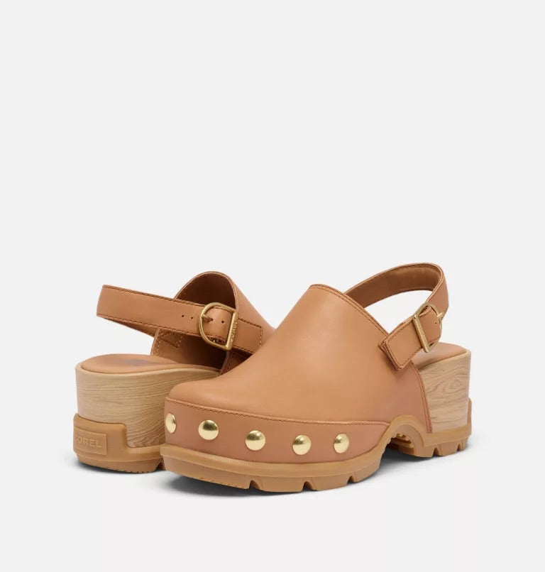 Sorel Women's ROAM’N CLOG™ RVT Clog - Tawny Buff/Gum