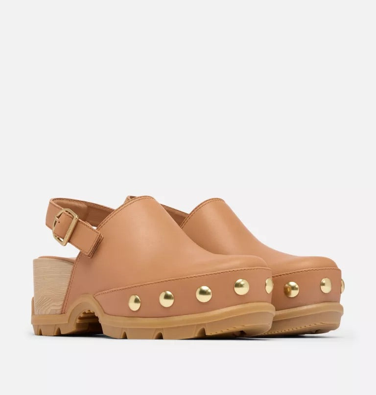 Sorel Women's ROAM’N CLOG™ RVT Clog - Tawny Buff/Gum