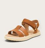 Sorel Women's ONA AVE™ Ankle Strap Flat Sandal - Iced Tea, Gum 16