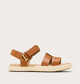 Sorel Women's ONA AVE™ Ankle Strap Flat Sandal - Iced Tea, Gum 16