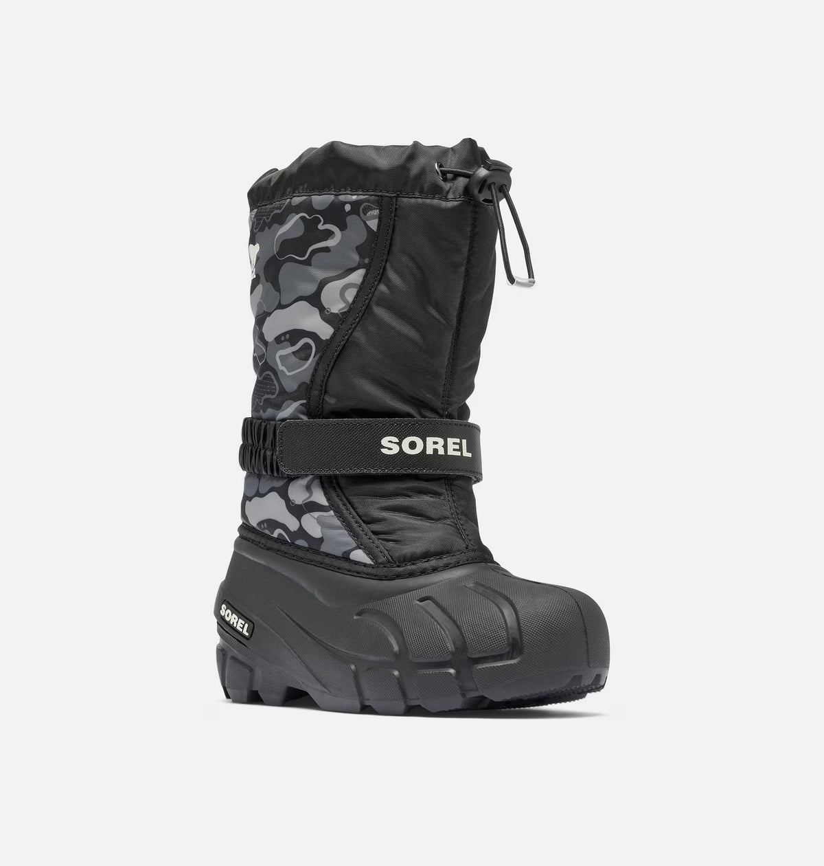 Sorel FLURRY™ Print Children's Boot - Black, Quarry